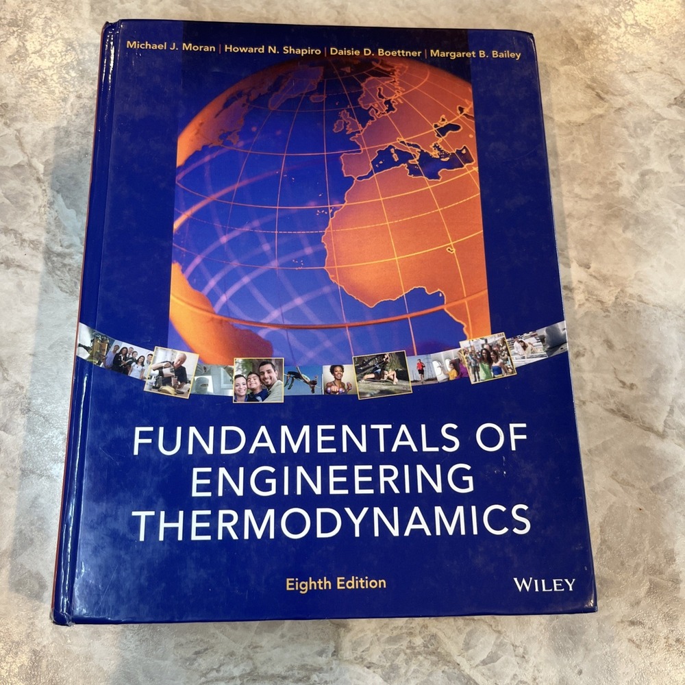 Wiley Fundamentals of Engineering Thermodynamics 8th Ed Hardcover